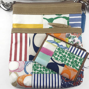 COACH Patchwork Crossbody Handbag With Wallet